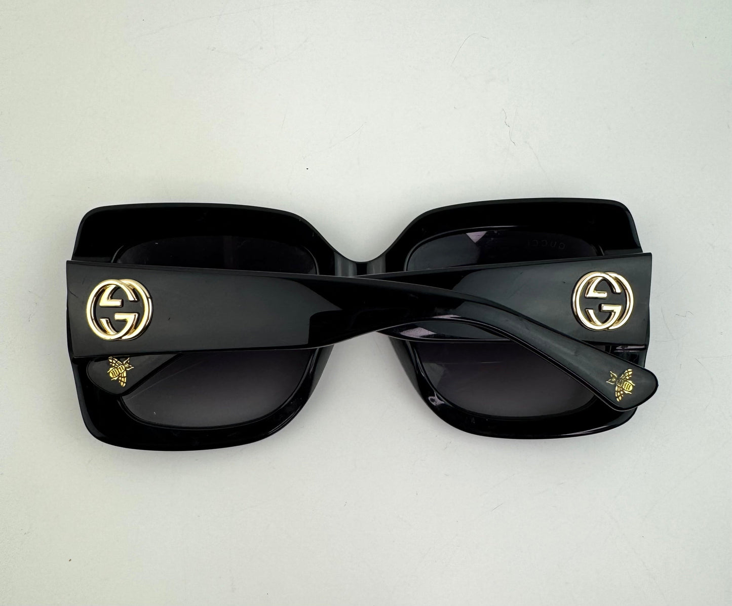 Gucci Acetate Square Sunglasses in Black