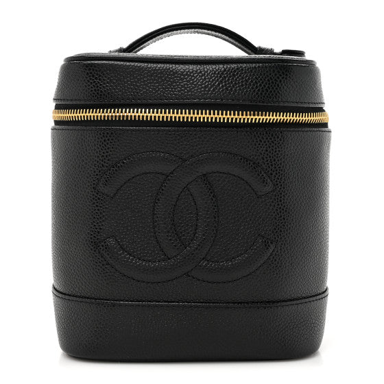 Chanel Timeless CC Tall Vanity Caviar Black