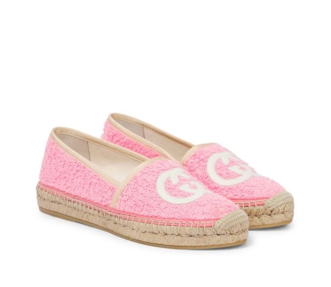 Gucci Interlocking G Terry Espadrilles