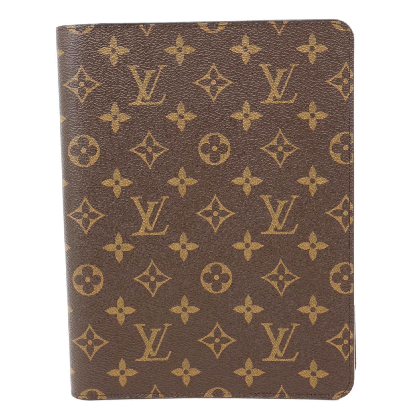 LOUIS VUITTON Desk Agenda Monogram Canvas Planner Cover Brown