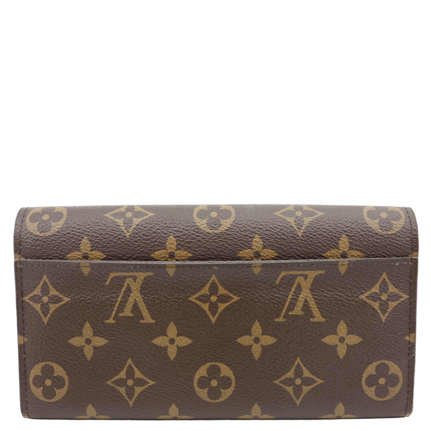 LOUIS VUITTON Sarah Monogram Canvas Wallet Red