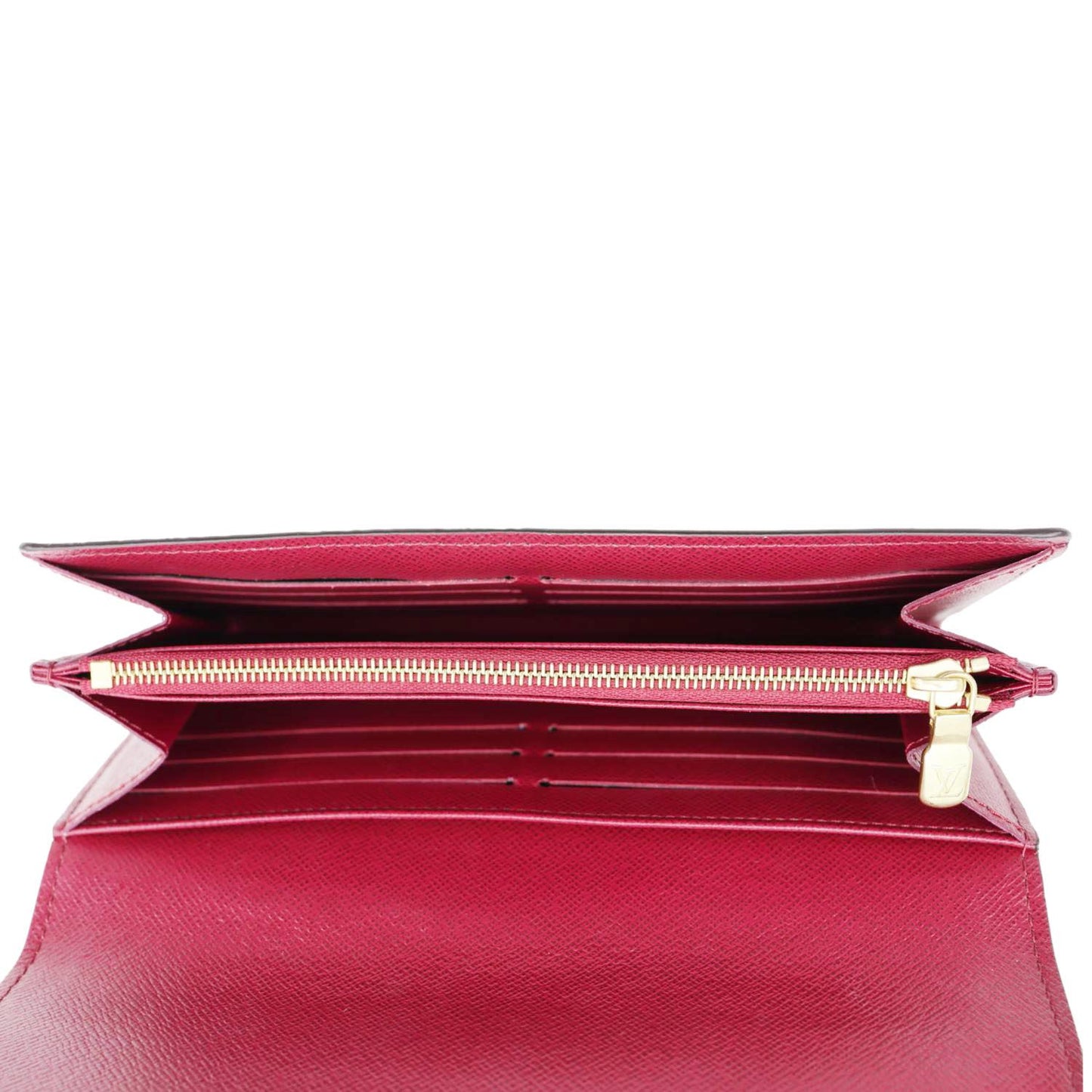LOUIS VUITTON Sarah Monogram Canvas Wallet Red