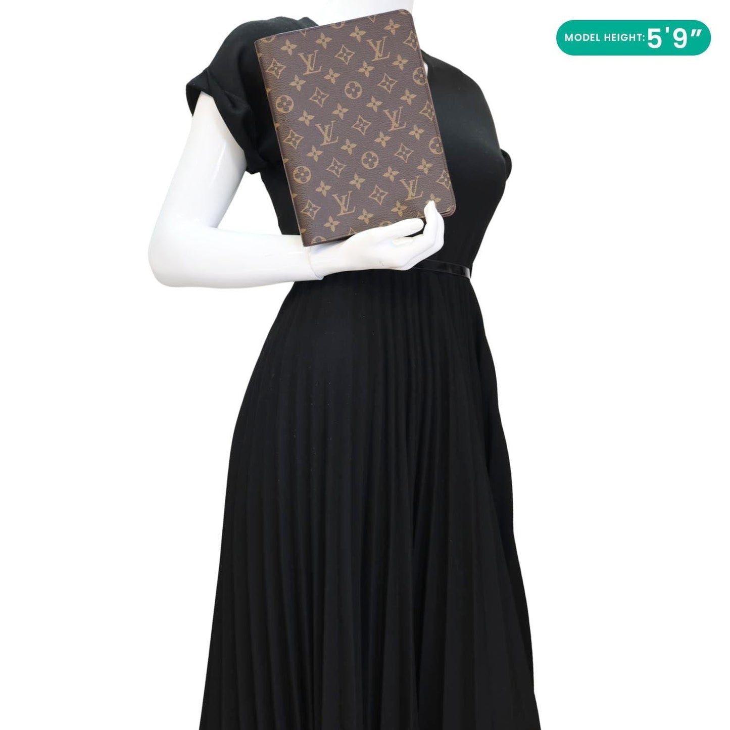 LOUIS VUITTON Desk Agenda Monogram Canvas Planner Cover Brown