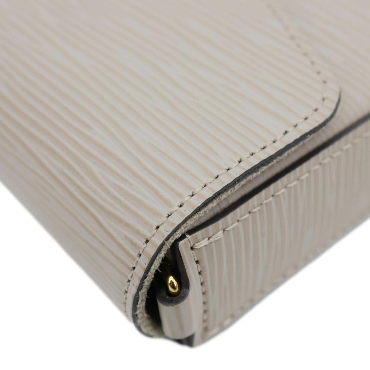 LOUIS VUITTON Felicie Pochette Epi Leather Crossbody Bag Beige