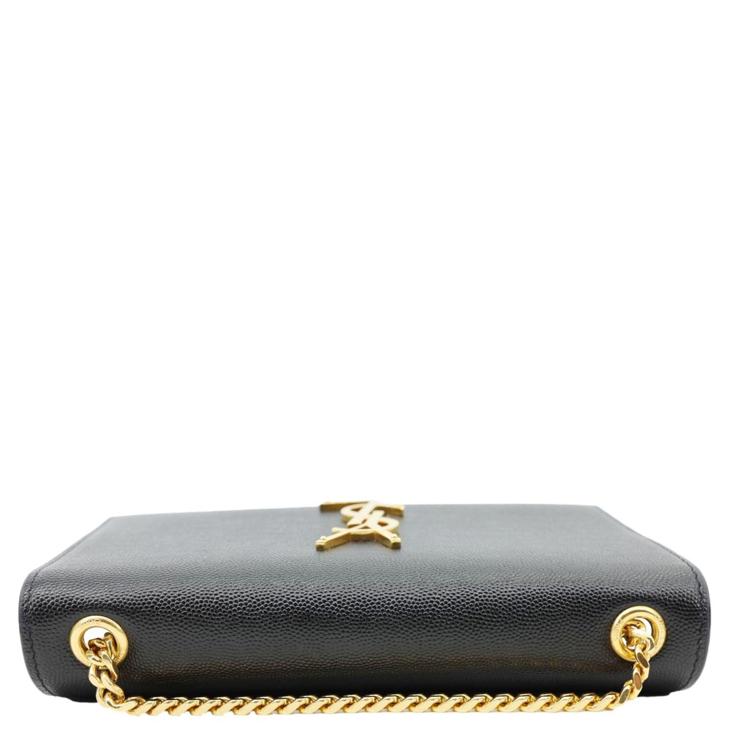 YVES SAINT LAURENT Kate Small Grain De Poudre Leather Crossbody Bag Black