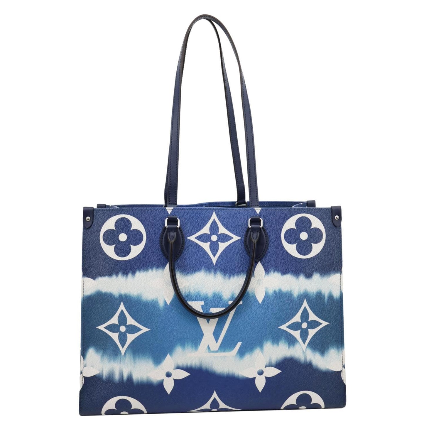 LOUIS VUITTON Onthego GM Monogram Escale Canvas Shoulder Bag Blue