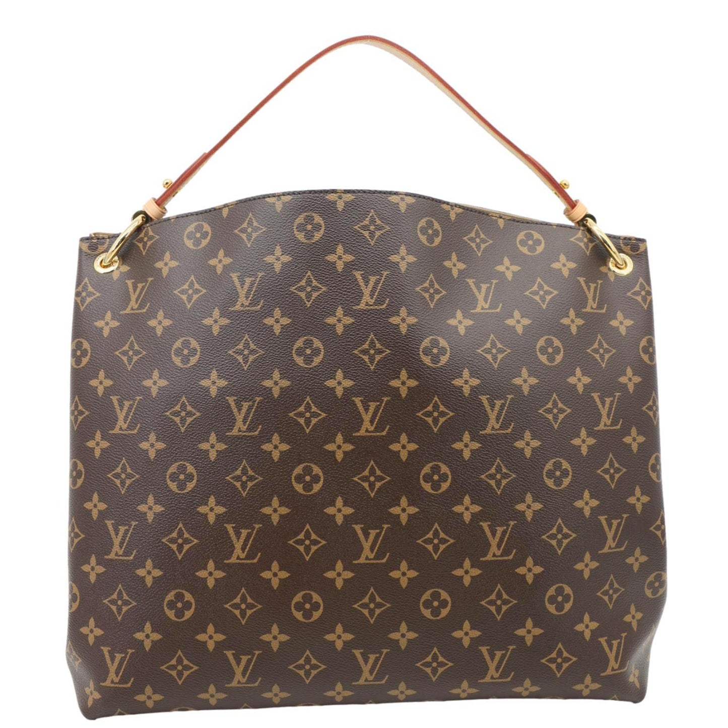 LOUIS VUITTON Graceful MM Monogram Canvas Shoulder Bag Brown