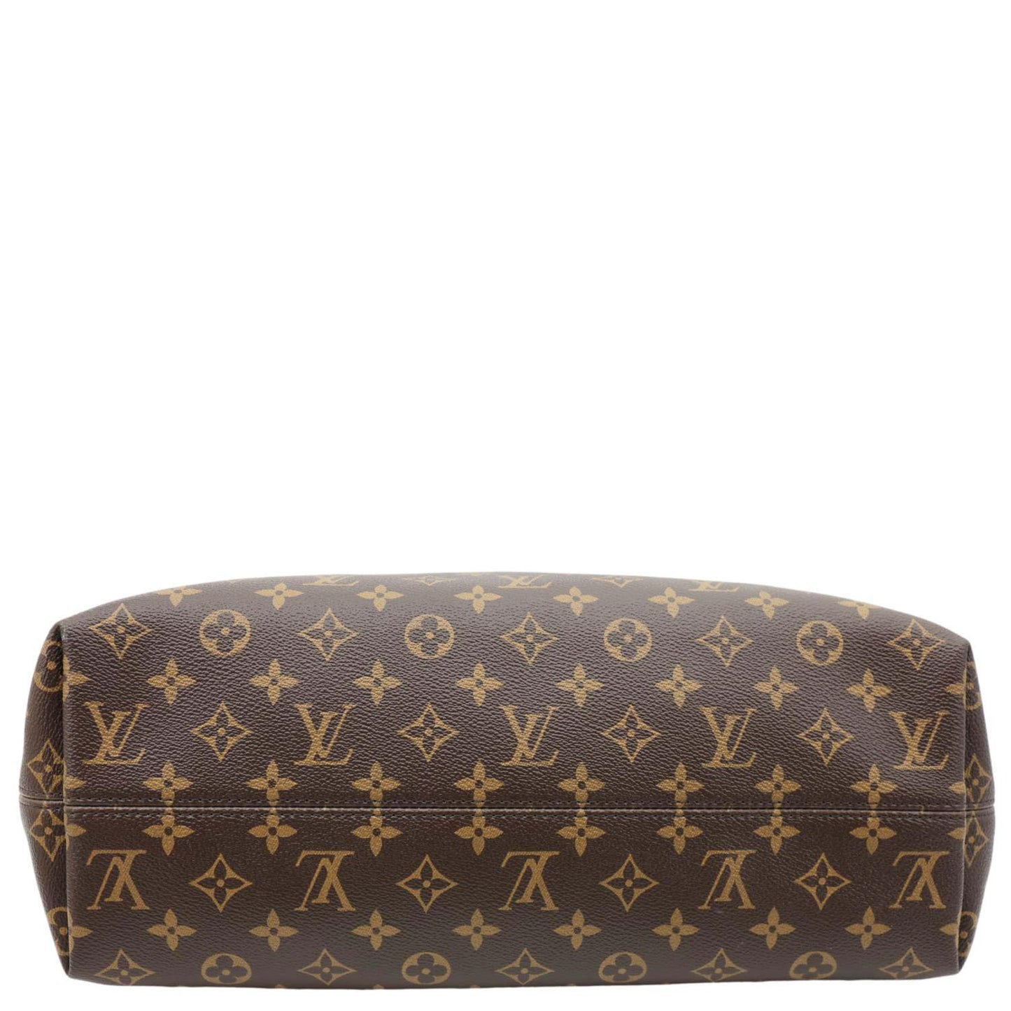 LOUIS VUITTON Graceful MM Monogram Canvas Shoulder Bag Brown