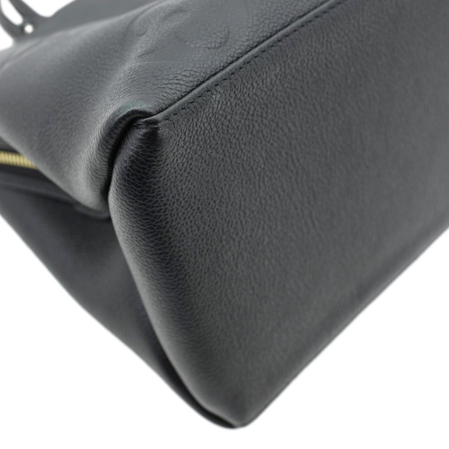 LOUIS VUITTON Grand Palais MM Monogram Empreinte Leather Shoulder Bag Black