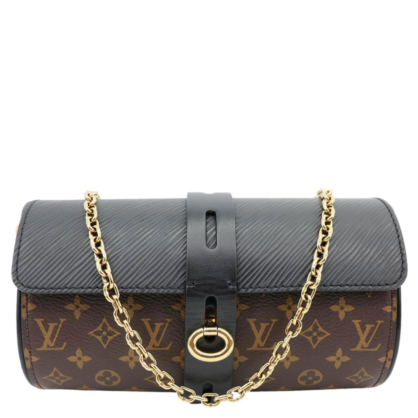 LOUIS VUITTON Monogram Canvas Glasses Case Black