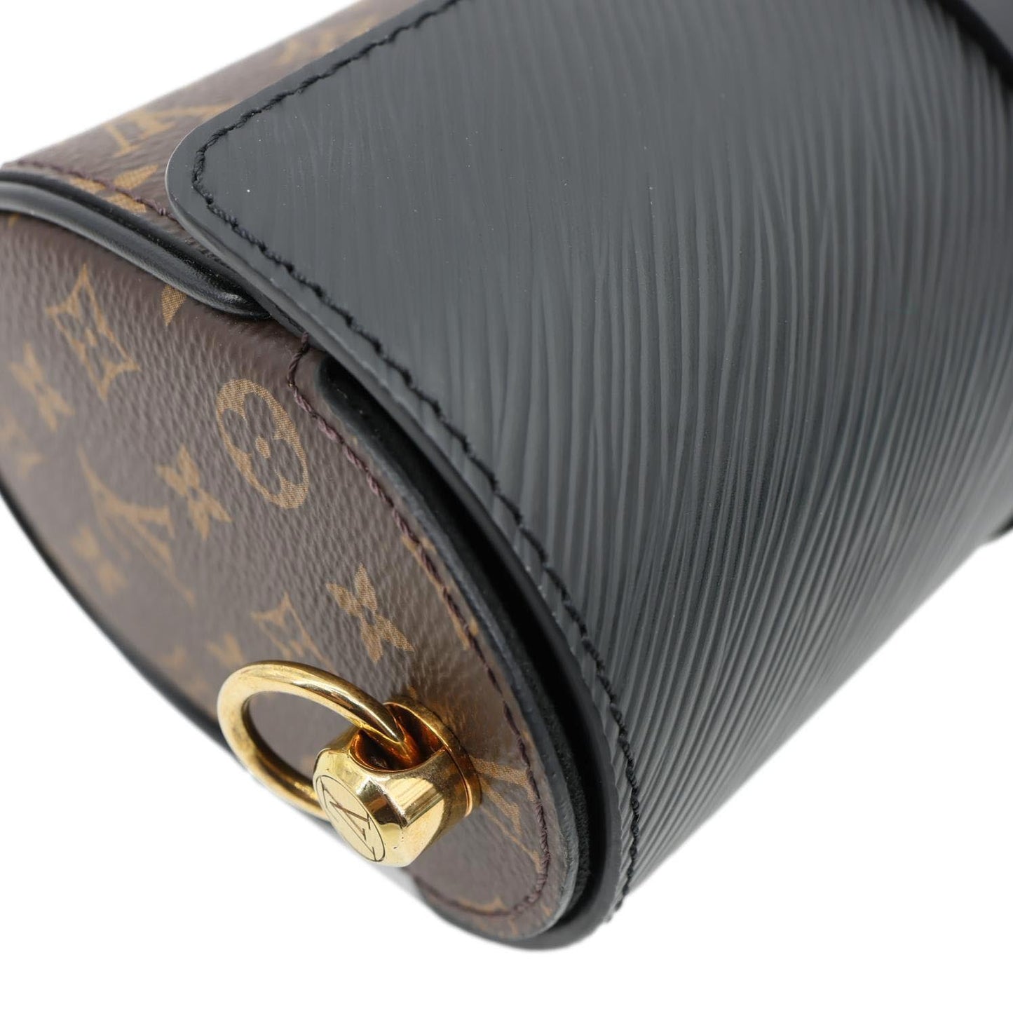 LOUIS VUITTON Monogram Canvas Glasses Case Black