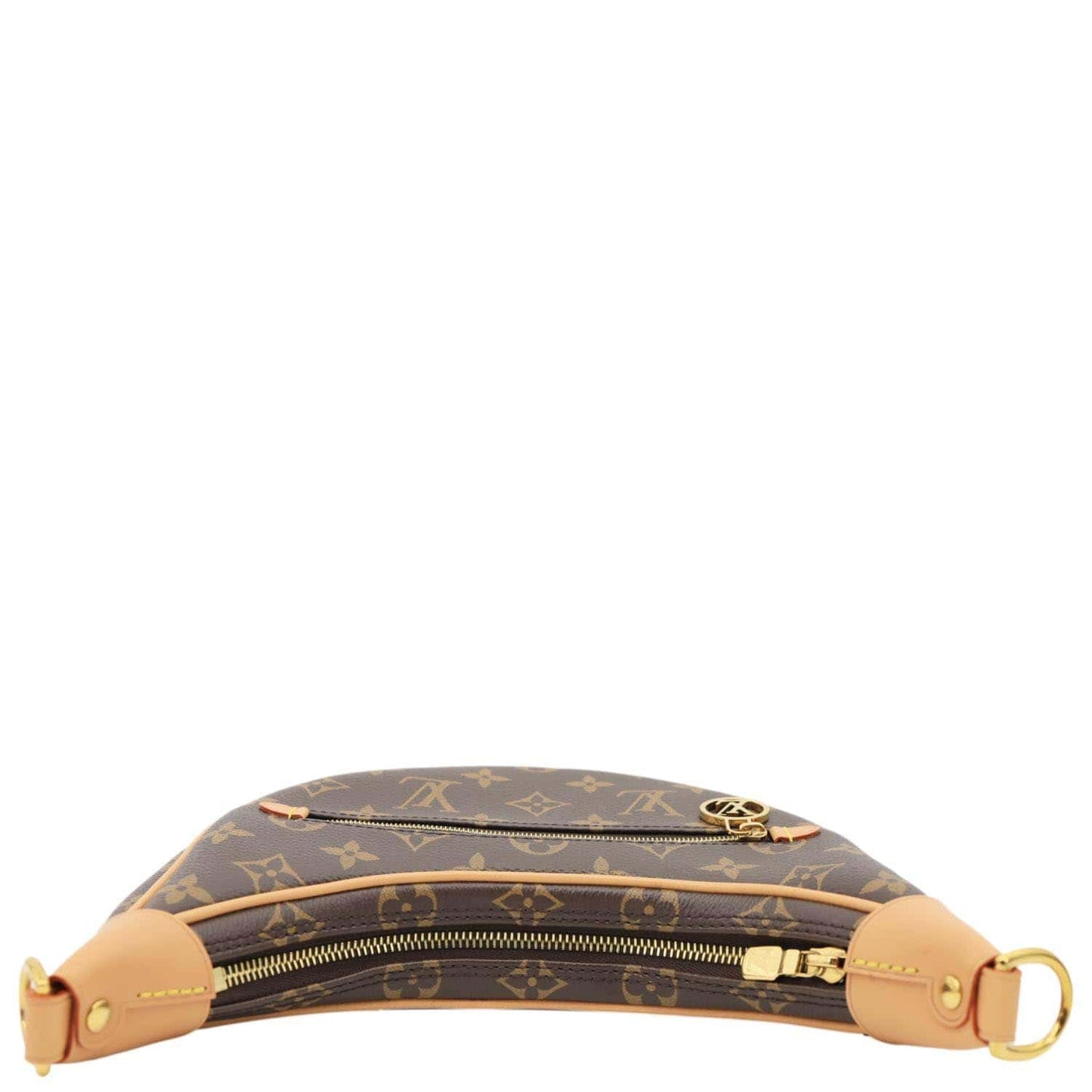 LOUIS VUITTON Loop Monogram Reverse Canvas Hobo Bag Brown