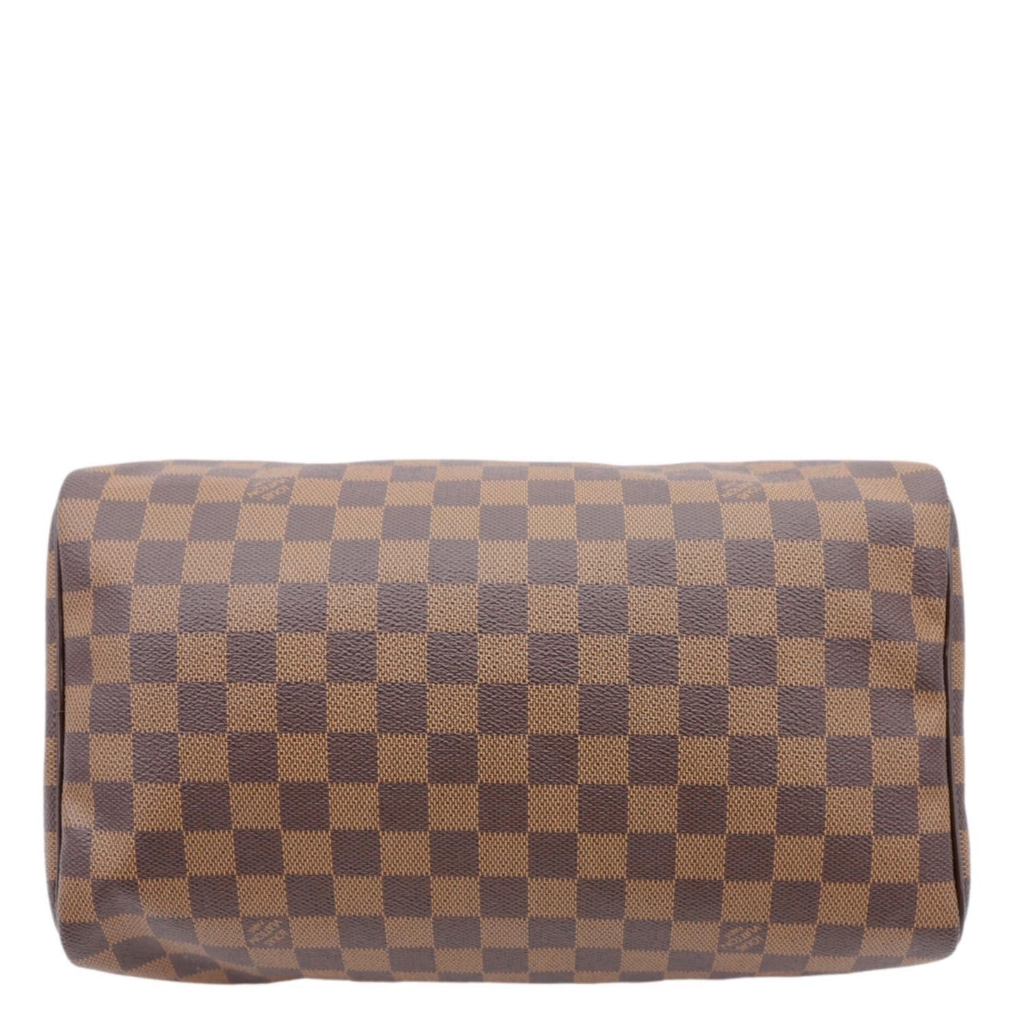 LOUIS VUITTON Speedy 30 Damier Ebene Satchel Bag Brown