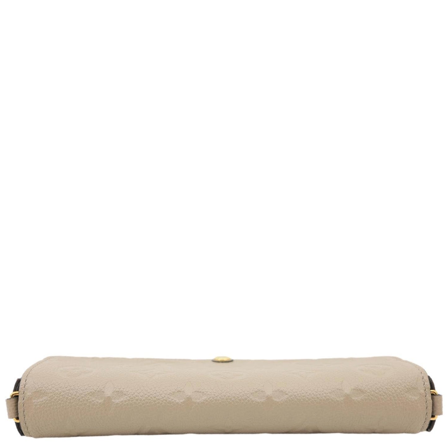 LOUIS VUITTON Felicie Pochette Monogram Empreinte Leather Crossbody Bag Beige