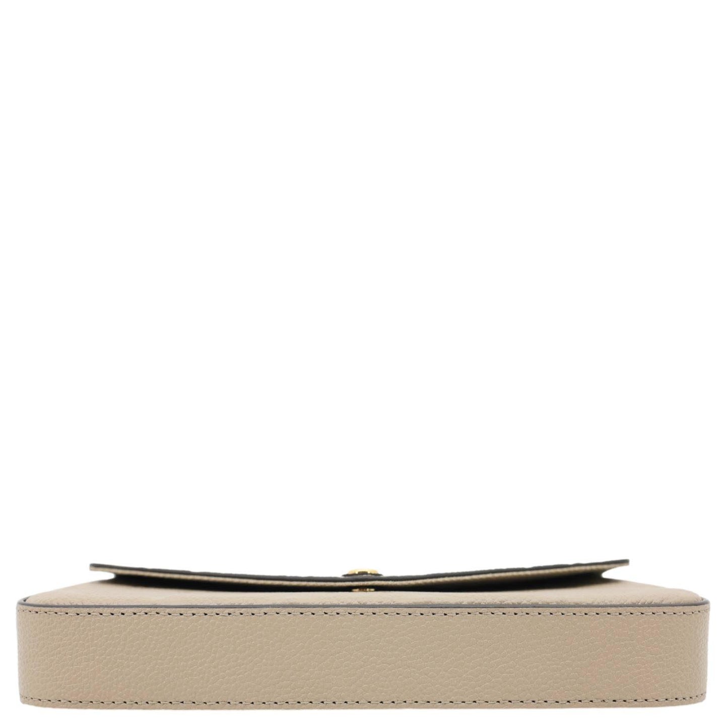 LOUIS VUITTON Felicie Pochette Monogram Empreinte Leather Crossbody Bag Beige