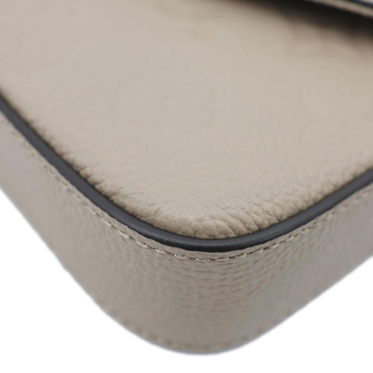 LOUIS VUITTON Felicie Pochette Monogram Empreinte Leather Crossbody Bag Beige