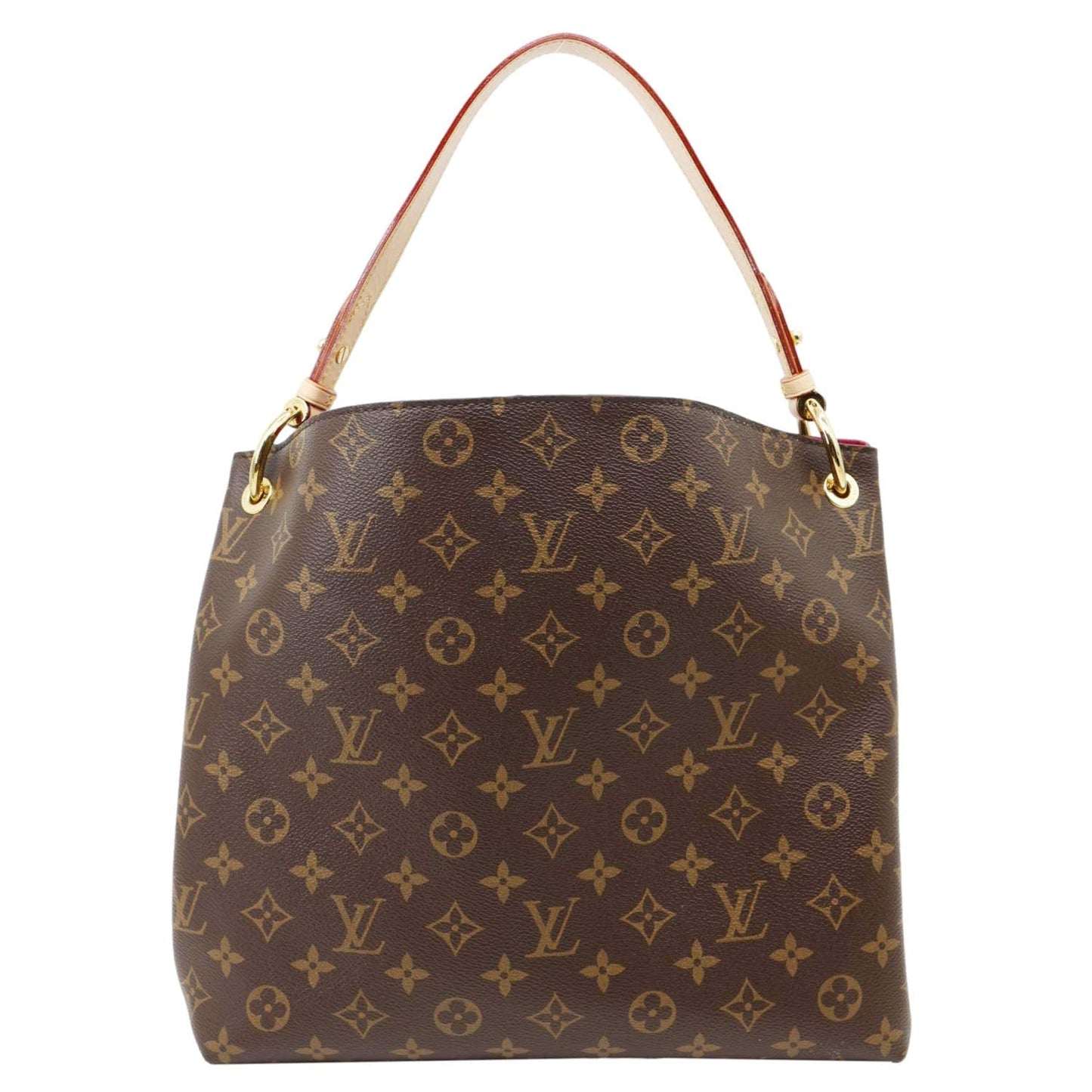 LOUIS VUITTON Graceful PM Monogram Canvas Hobo Shoulder Bag Brown