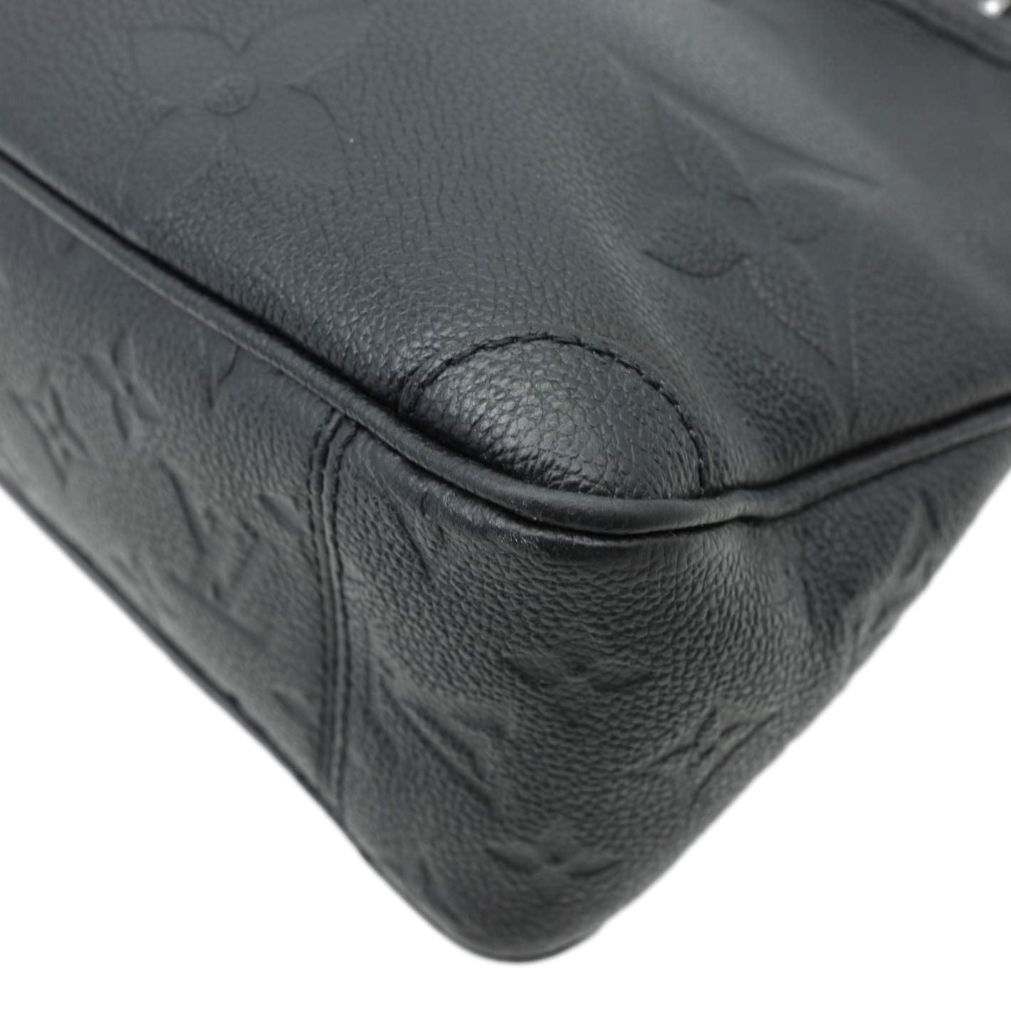LOUIS VUITTONTrianon PM Monogram Empreinte Leather Shoulder Bag Black