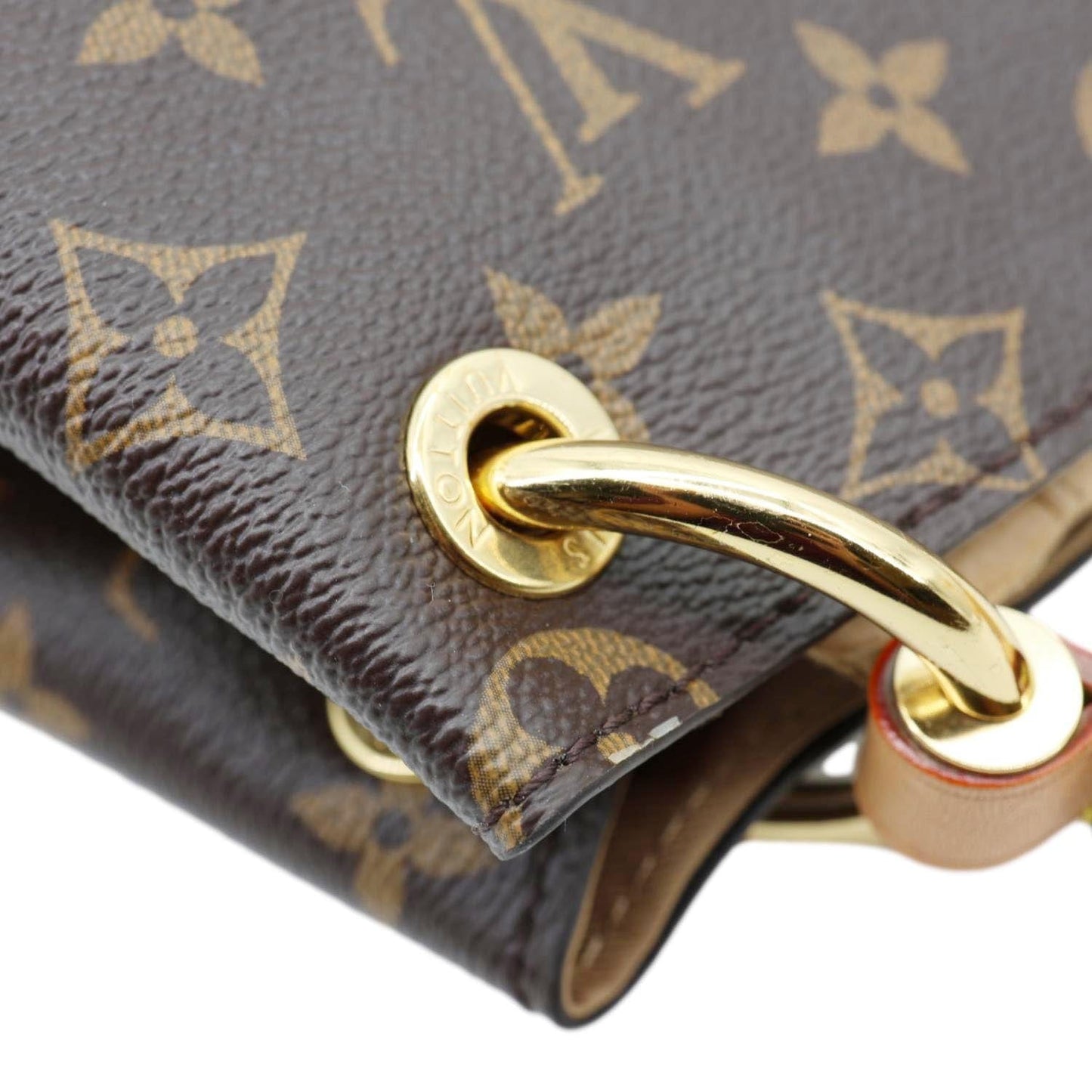 LOUIS VUITTON Graceful MM Monogram Canvas Shoulder Bag Brown