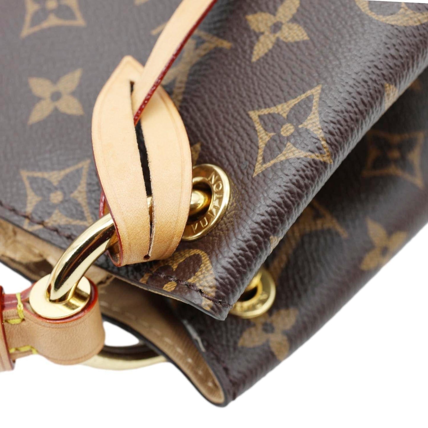 LOUIS VUITTON Graceful MM Monogram Canvas Shoulder Bag Brown