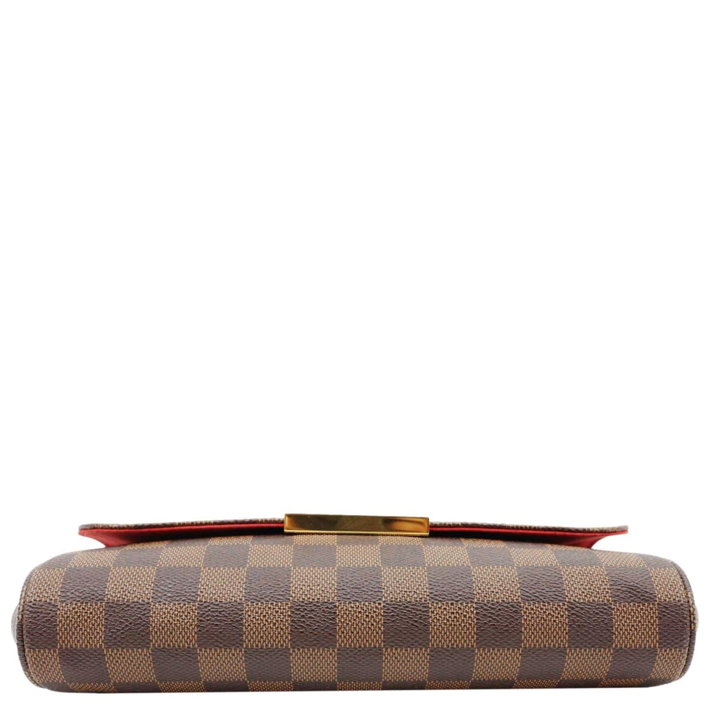 LOUIS VUITTON Favorite MM Damier Ebene Chain Shoulder Bag Brown