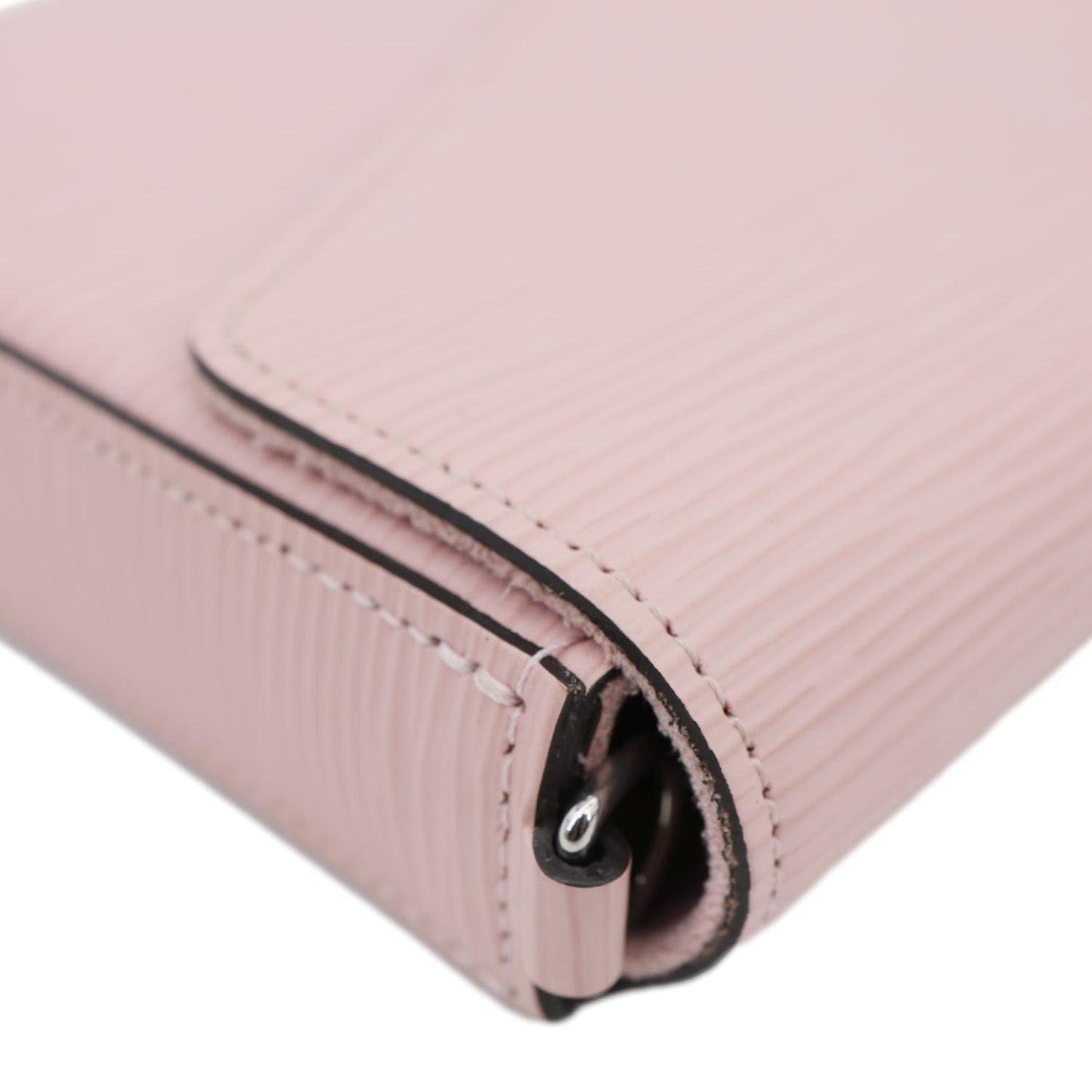 LOUIS VUITTON Felicie Pochette Epi Leather Crossbody Bag Pink