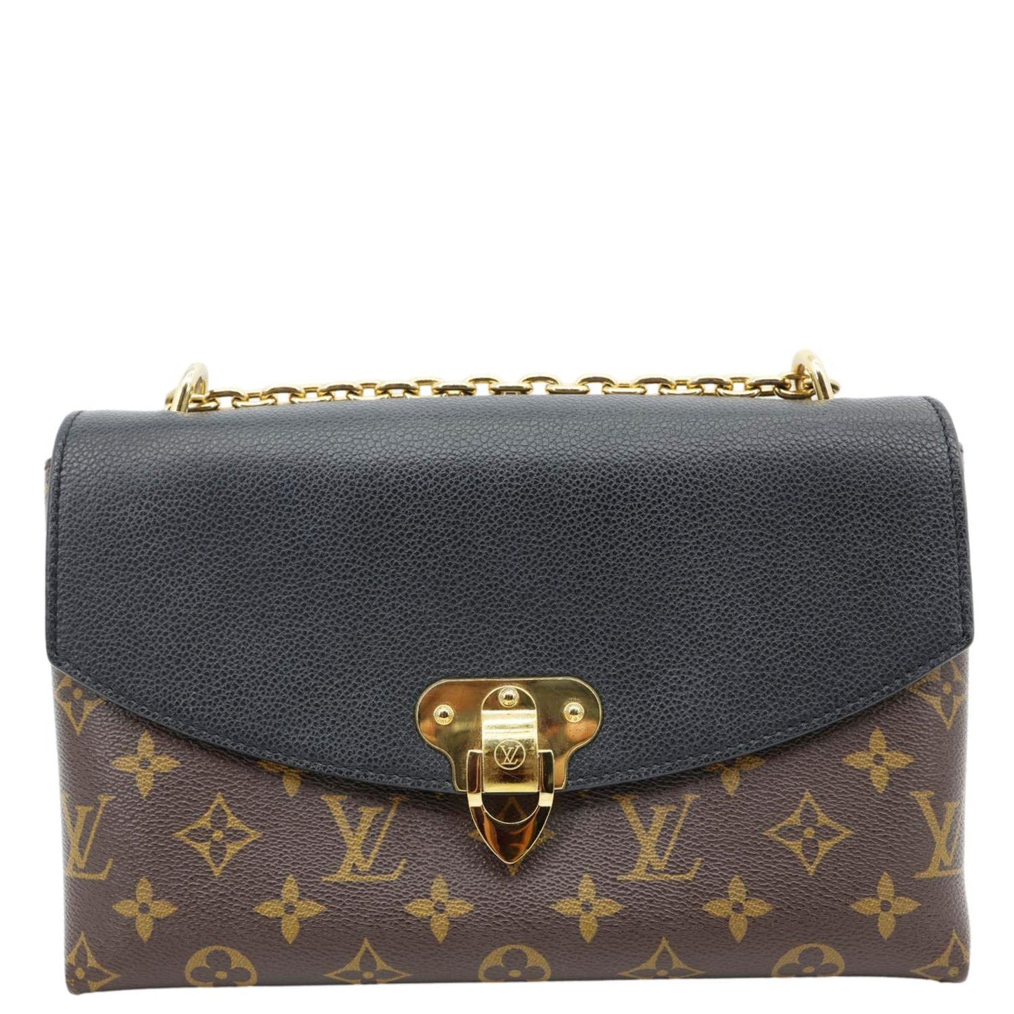 LOUIS VUITTON Saint Placide Monogram Canvas Crossbody Bag Brown