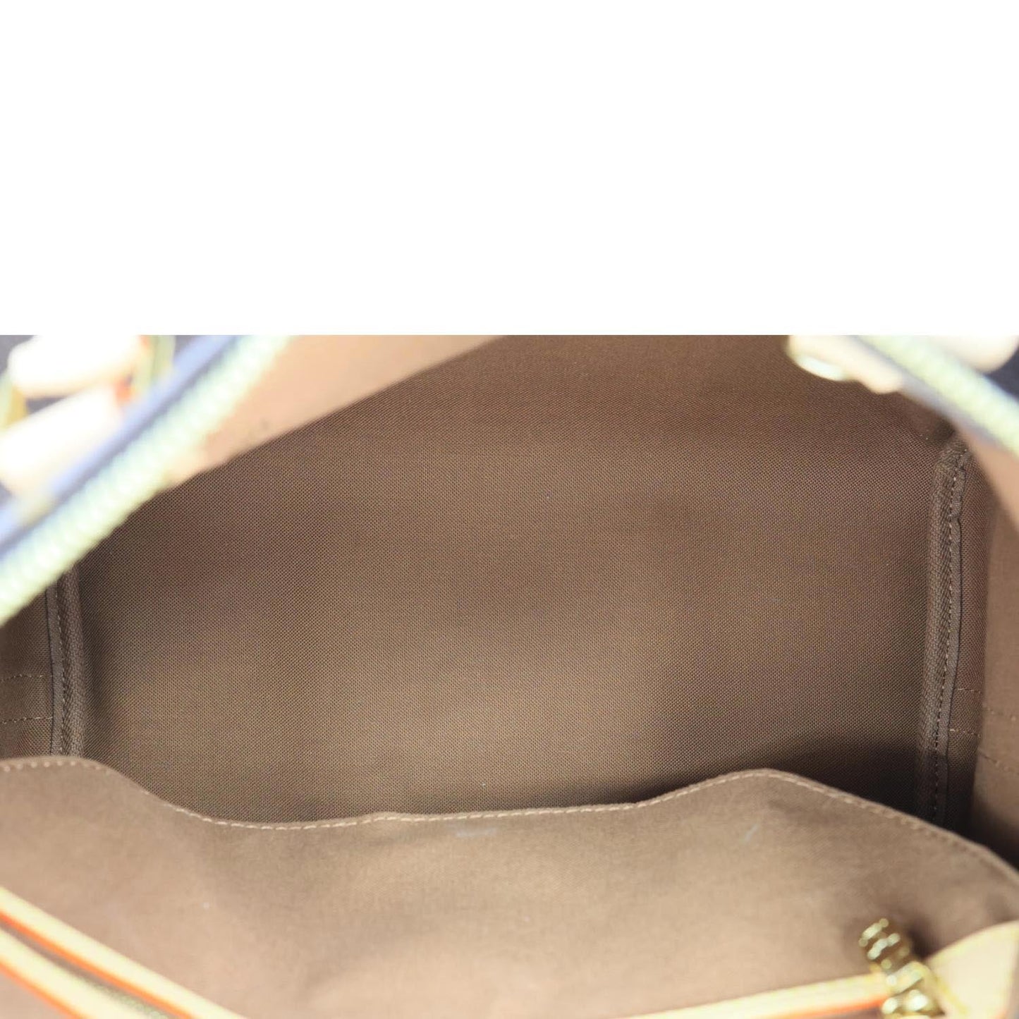 LOUIS VUITTON Speedy 30 Monogram Canvas Satchel Bag Brown