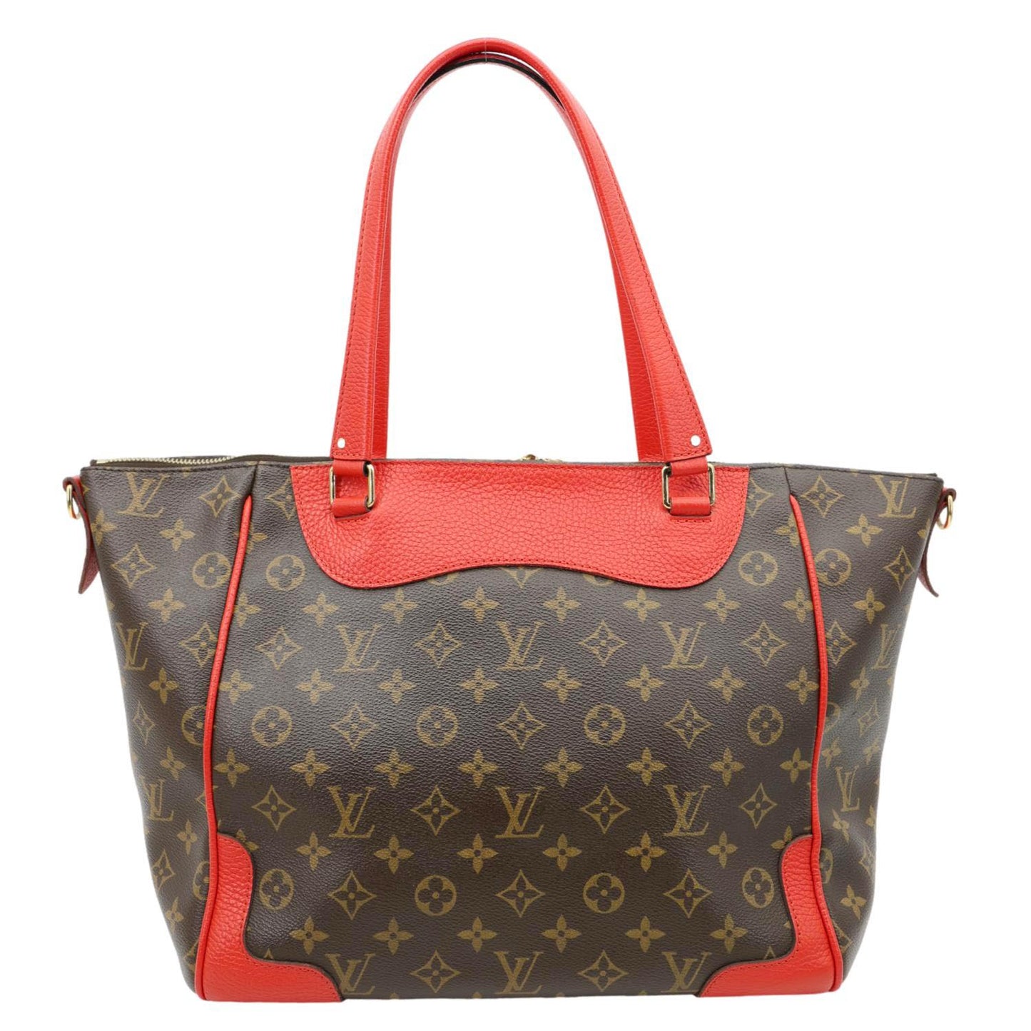 LOUIS VUITTON Estrela NM Monogram Canvas Shoulder Bag Coquelicot