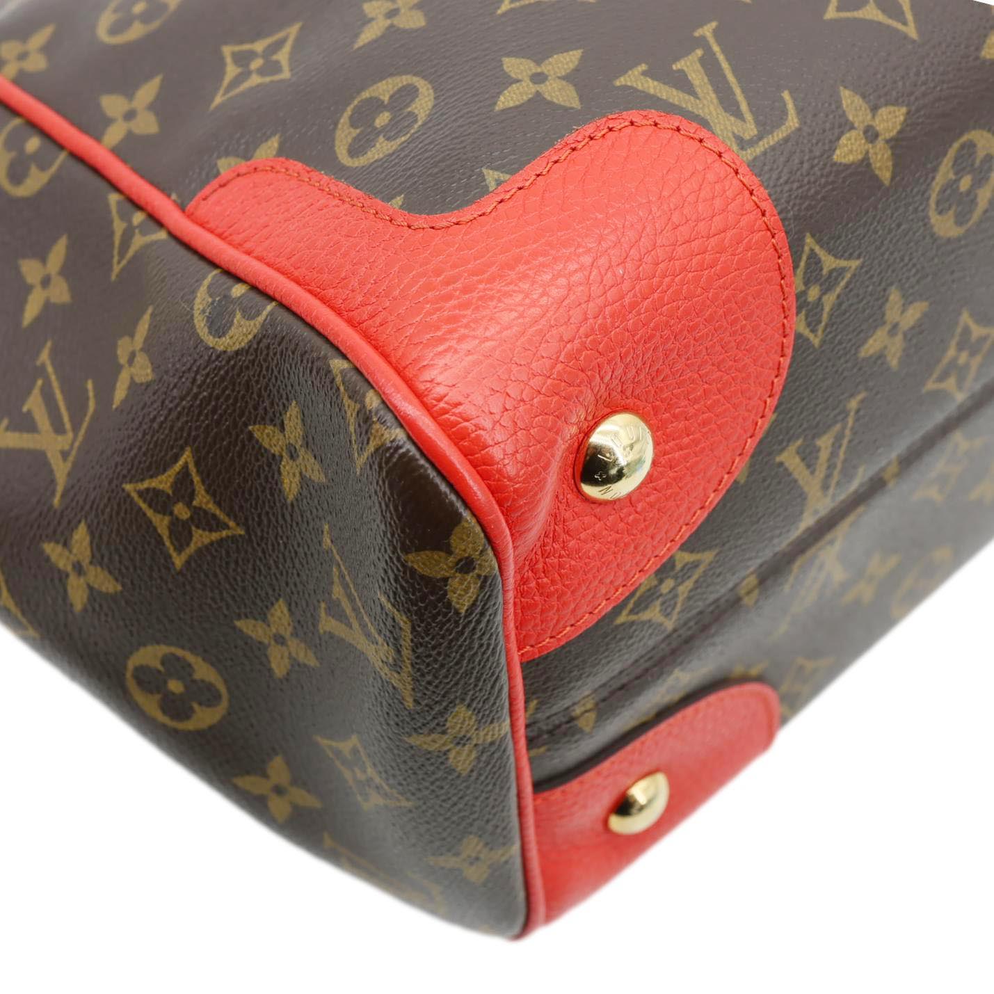 LOUIS VUITTON Estrela NM Monogram Canvas Shoulder Bag Coquelicot