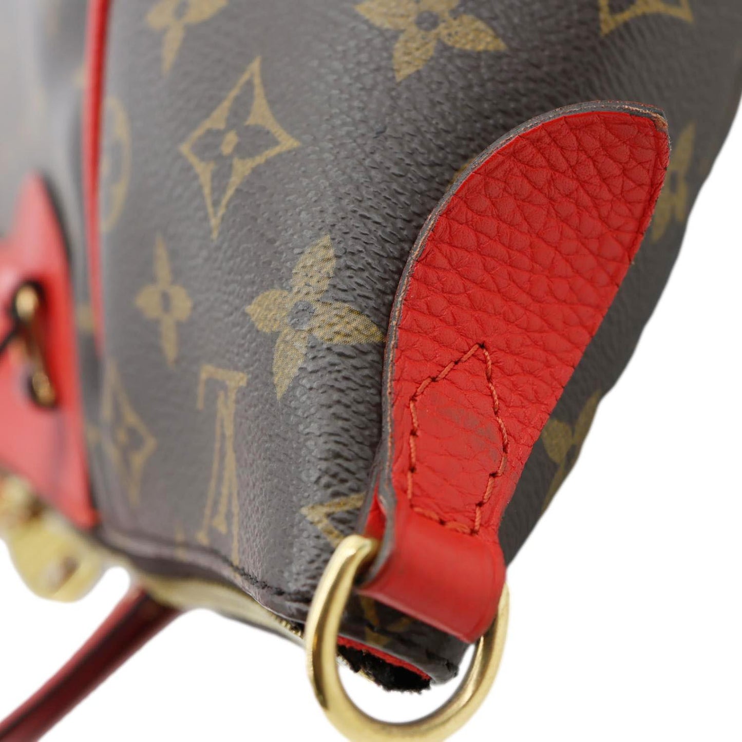 LOUIS VUITTON Estrela NM Monogram Canvas Shoulder Bag Coquelicot