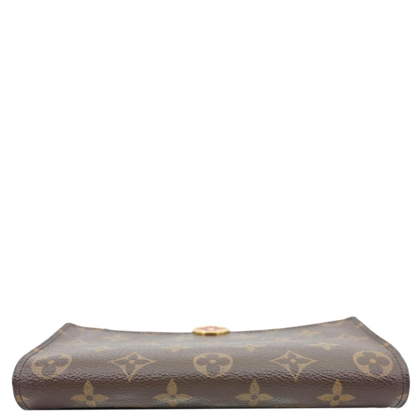 LOUIS VUITTON Flore Monogram Canvas Chain Wallet Fuchsia