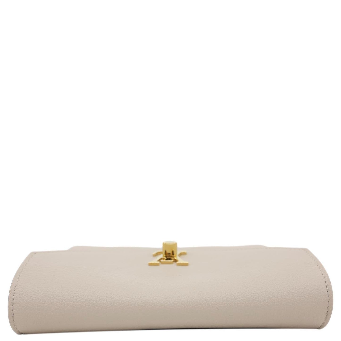 LOUIS VUITTON Mylockme Leather Chain Crossbody Bag Beige