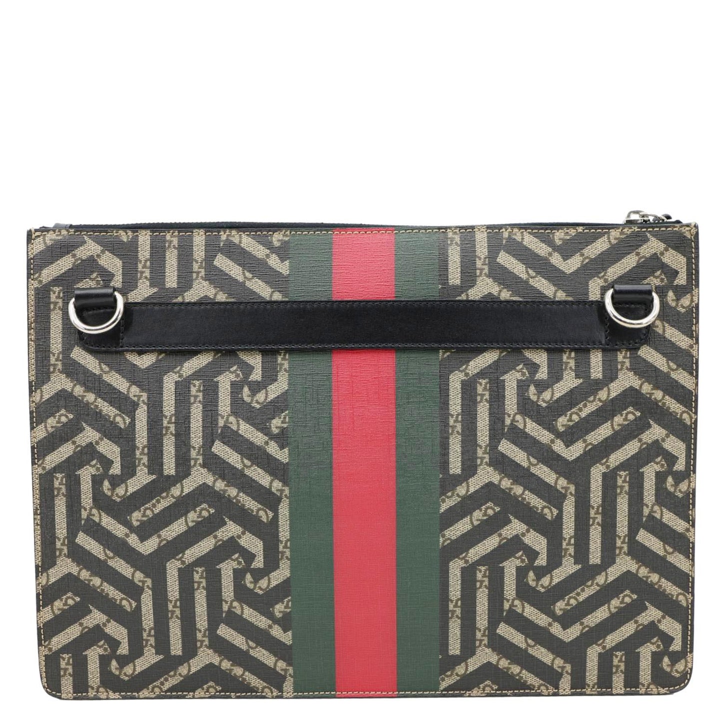GUCCI Caleido GG Supreme Web Canvas Crossbody Bag Black 429004