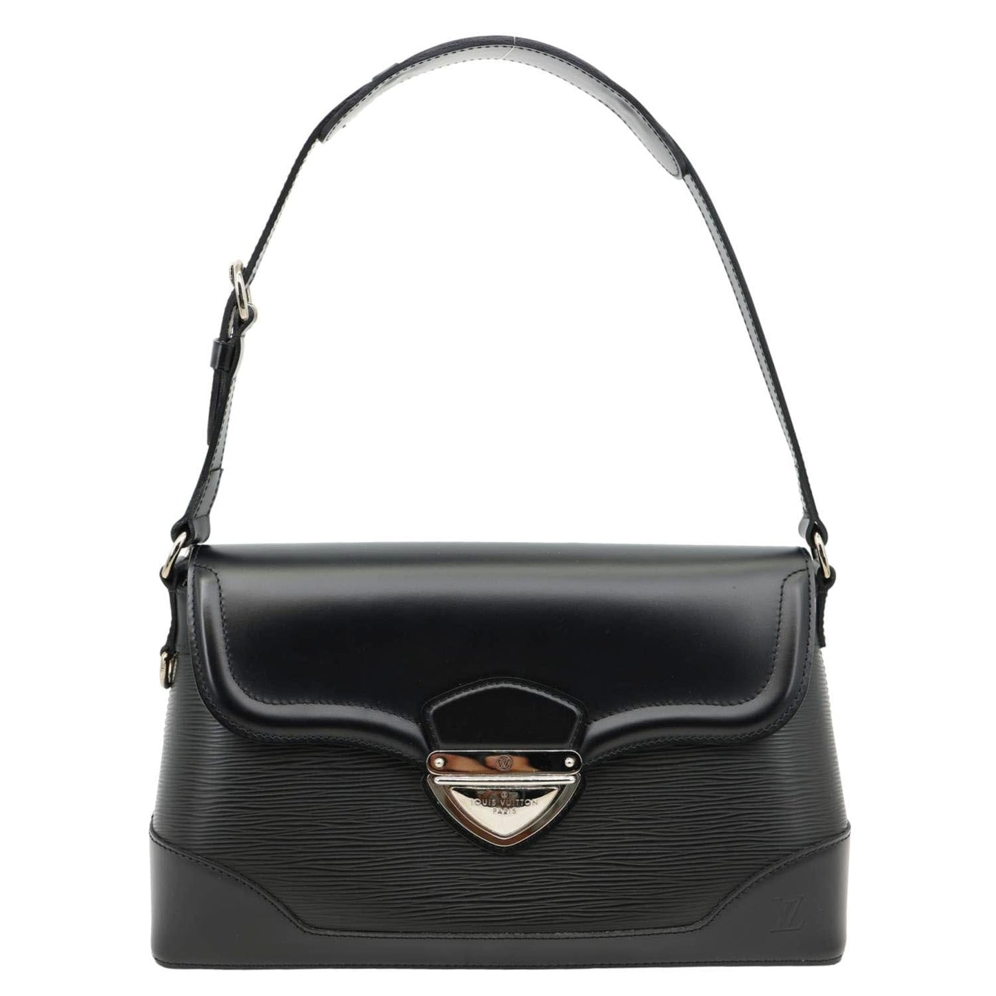 LOUIS VUITTON Bagatelle PM Epi Leather Shoulder Bag Black