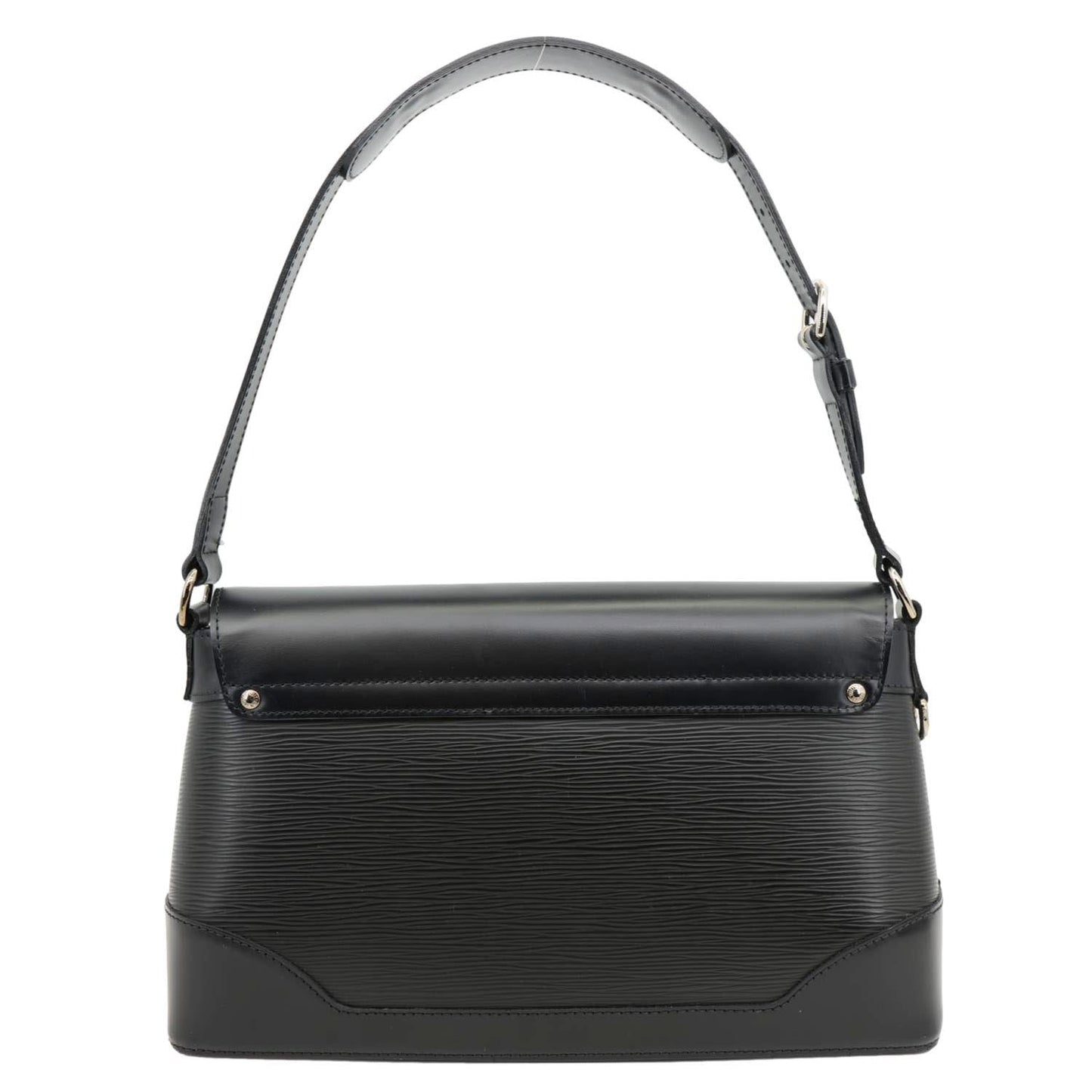 LOUIS VUITTON Bagatelle PM Epi Leather Shoulder Bag Black