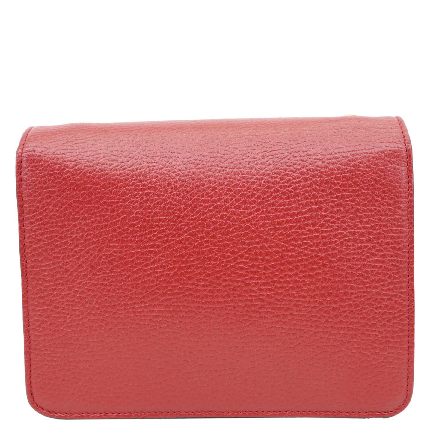 GUCCI Interlocking GG Small Dollar Calfskin Leather Crossbody Bag Red 510304