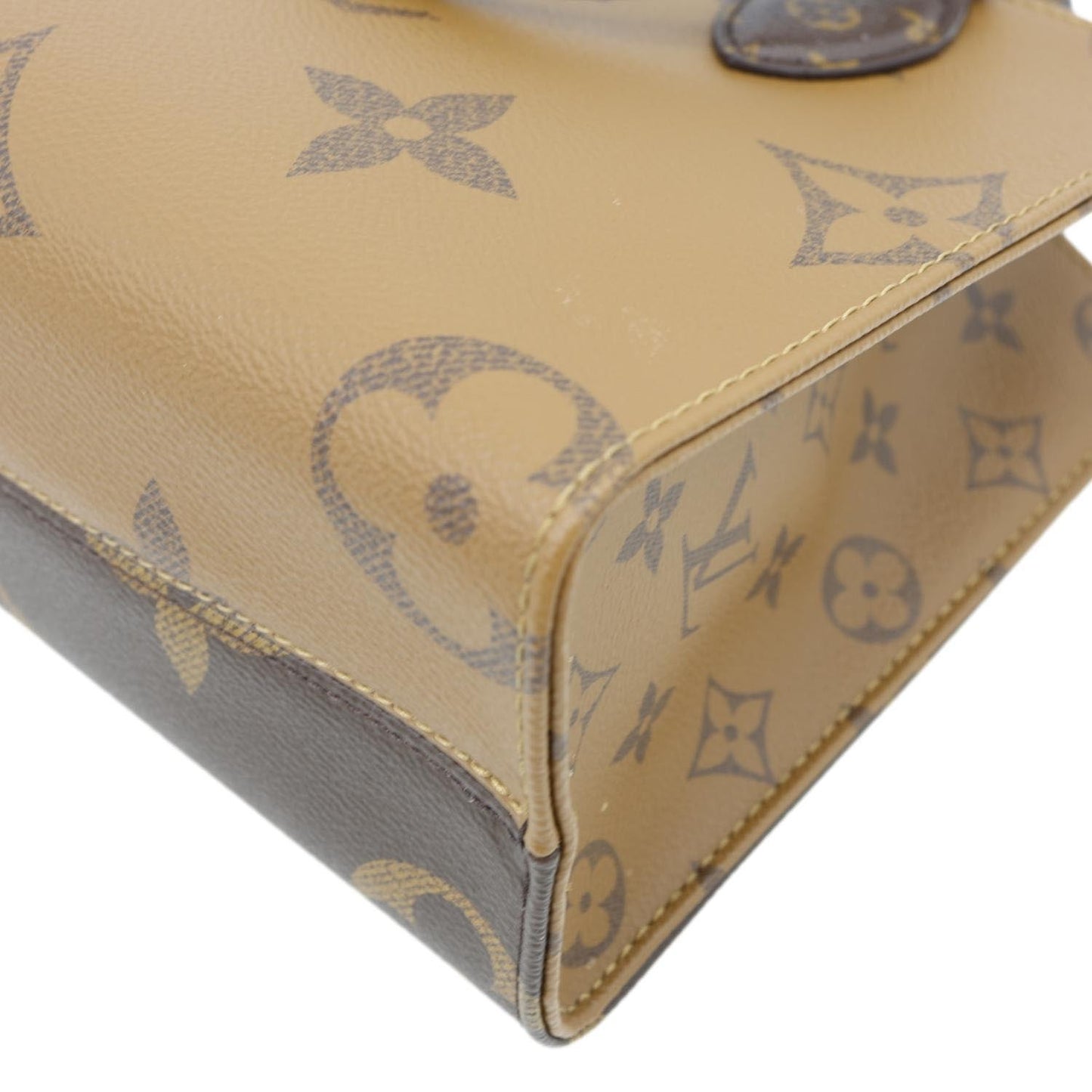 LOUIS VUITTON Onthego PM Giant Monogram Reverse Canvas Shoulder Bag Brown