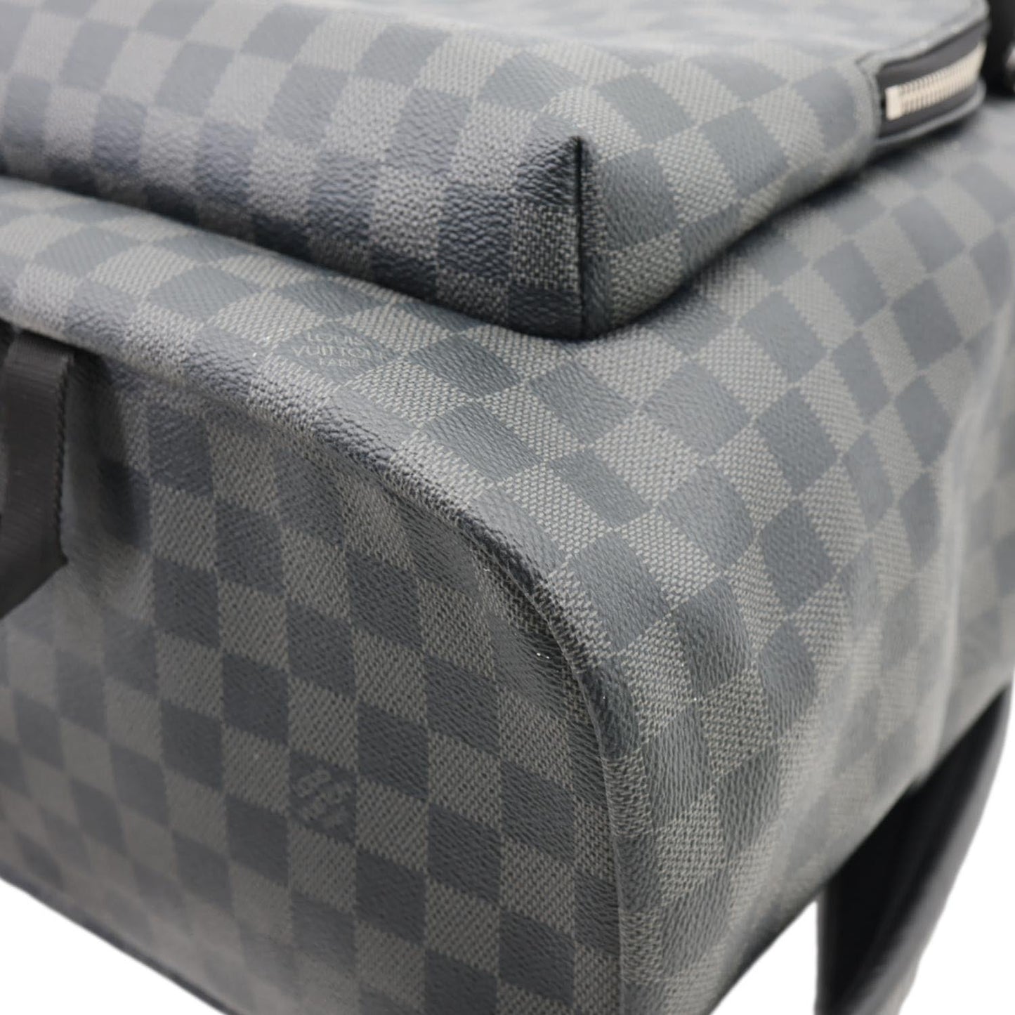LOUIS VUITTON Zack  Damier Graphite Canvas Backpack Bag Black