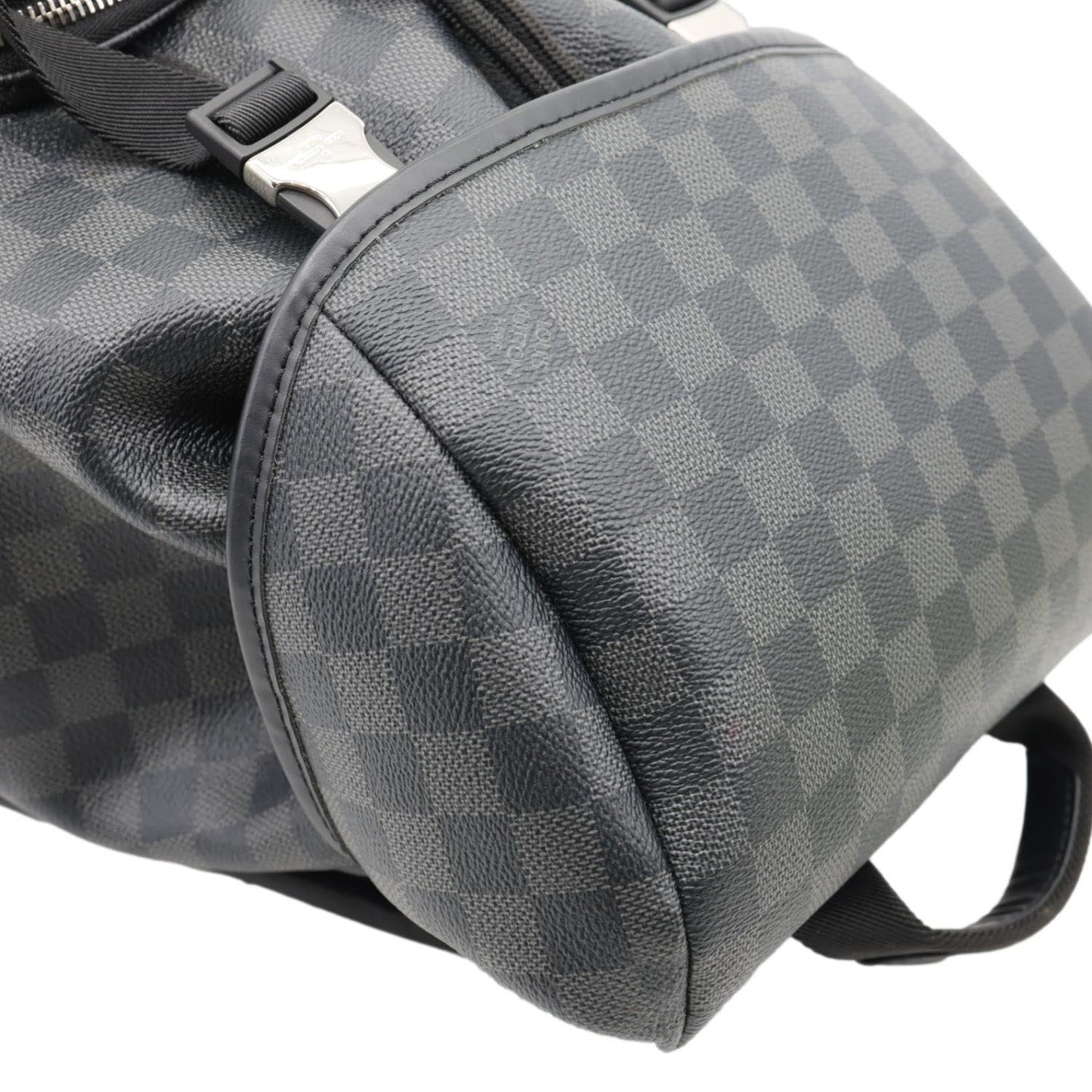 LOUIS VUITTON Zack  Damier Graphite Canvas Backpack Bag Black