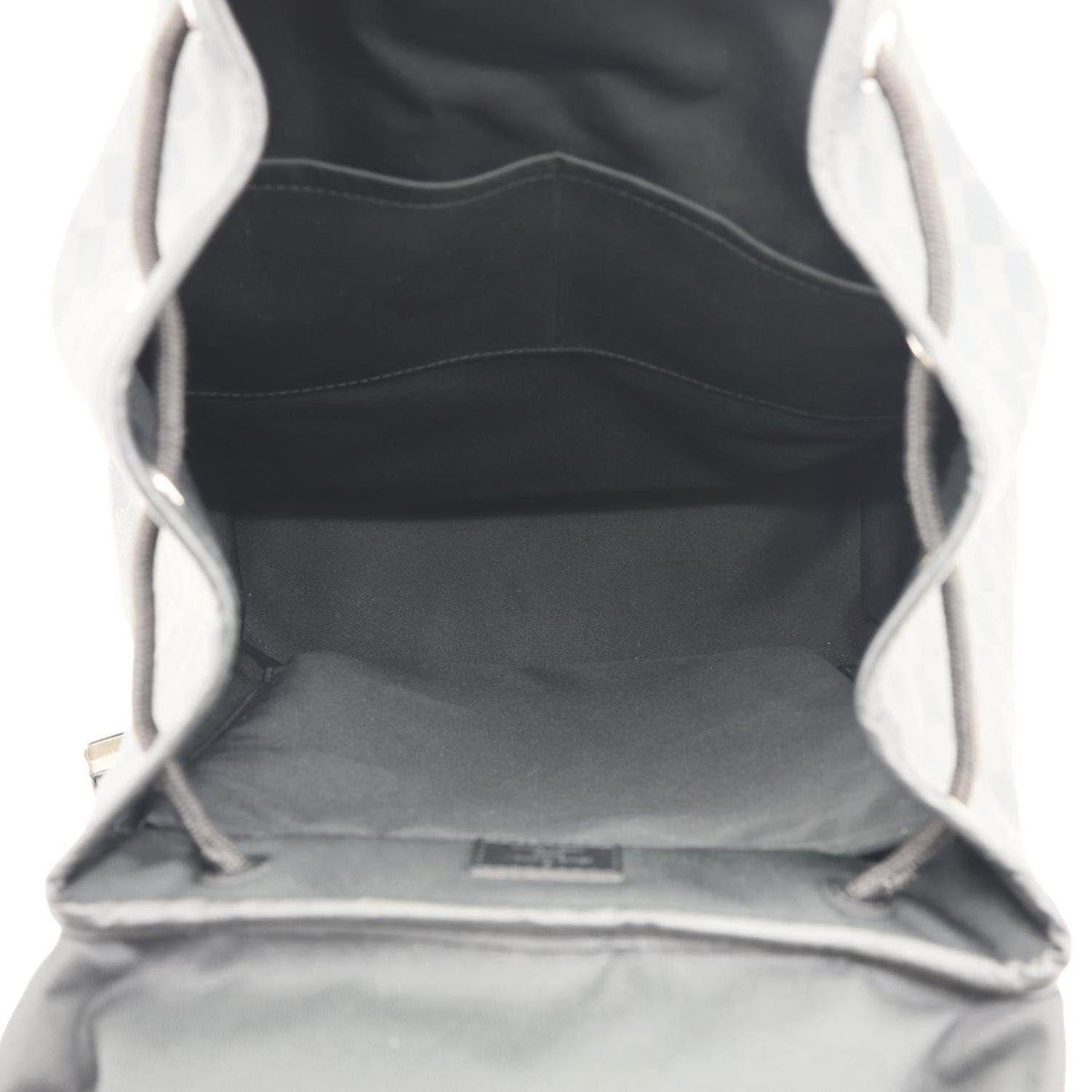 LOUIS VUITTON Zack  Damier Graphite Canvas Backpack Bag Black