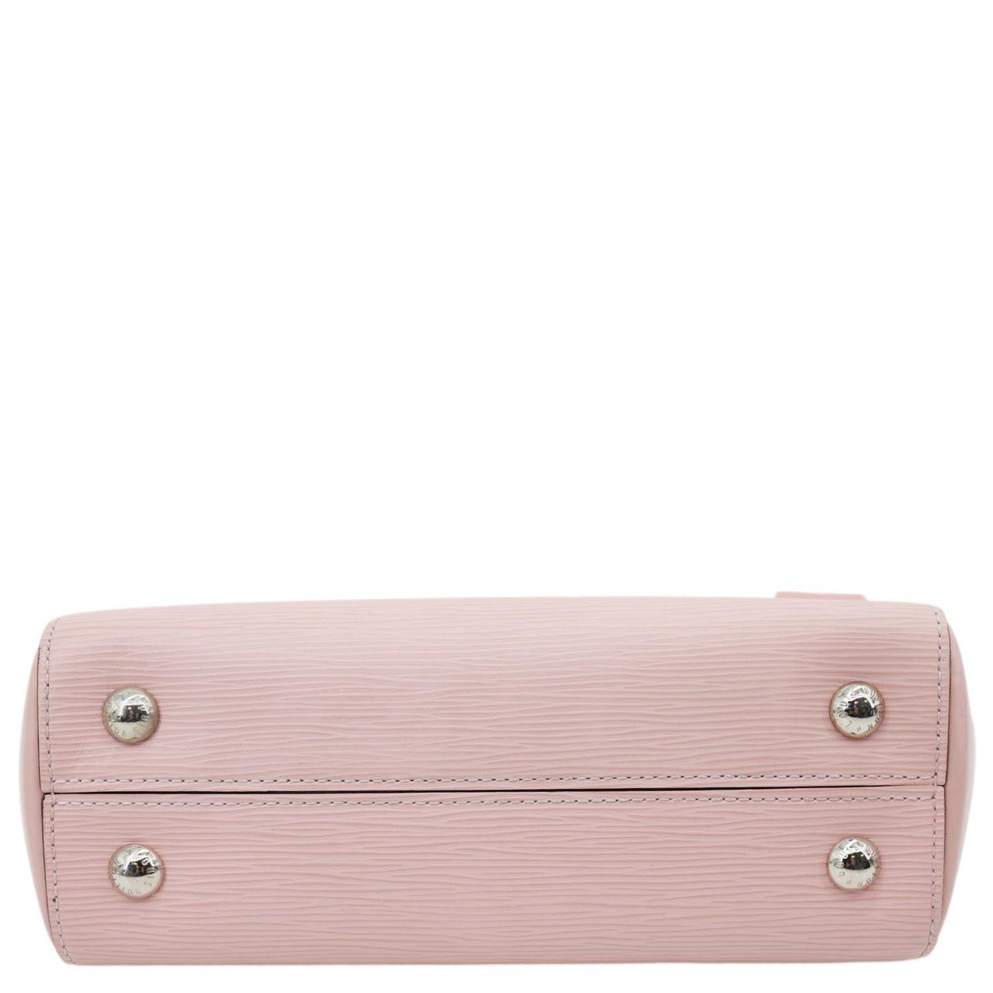 LOUIS VUITTON Cluny BB Epi Leather Top Handle Crossbody Bag Pink