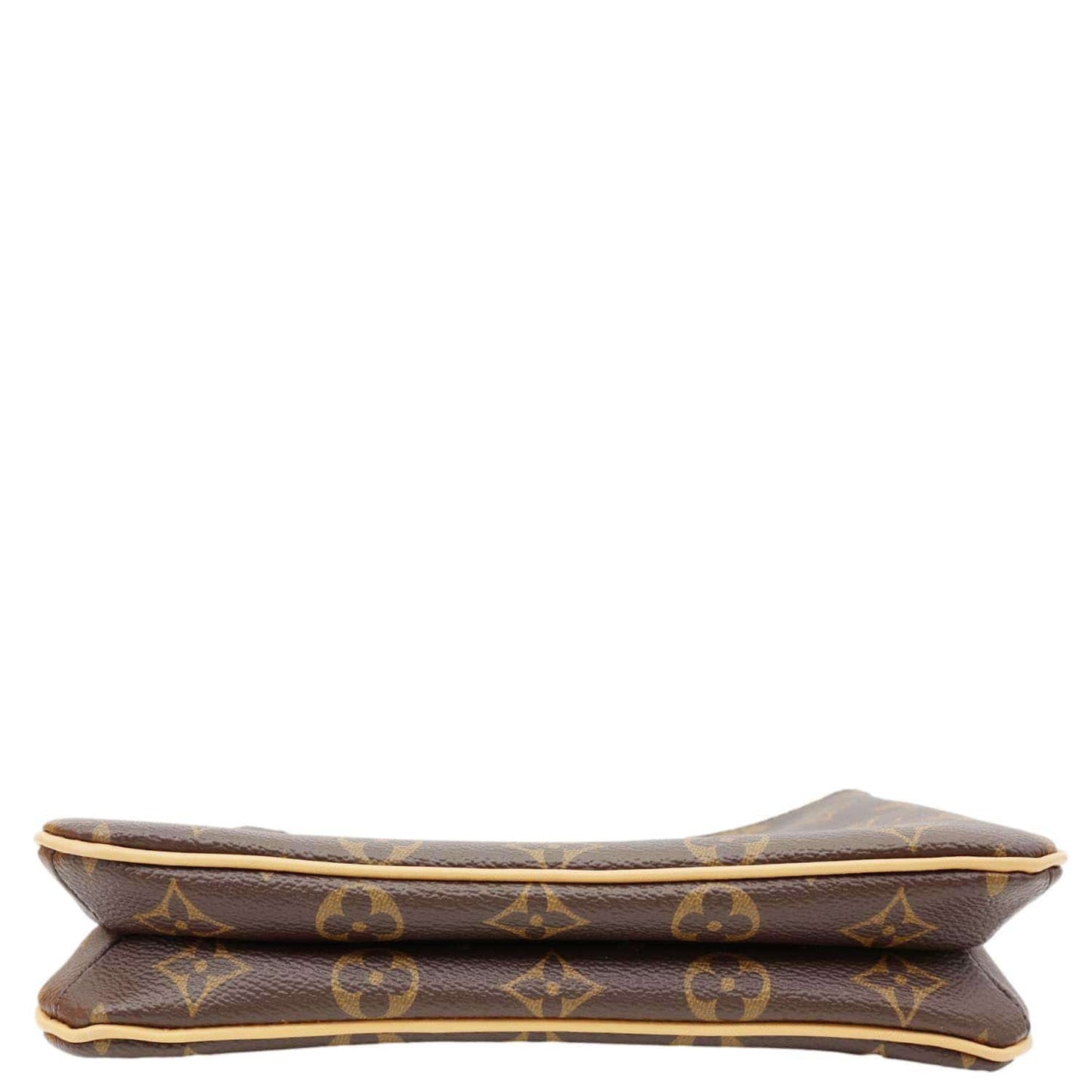 LOUIS VUITTON Liv Pochette Monogram Canvas Shoulder Bag Brown