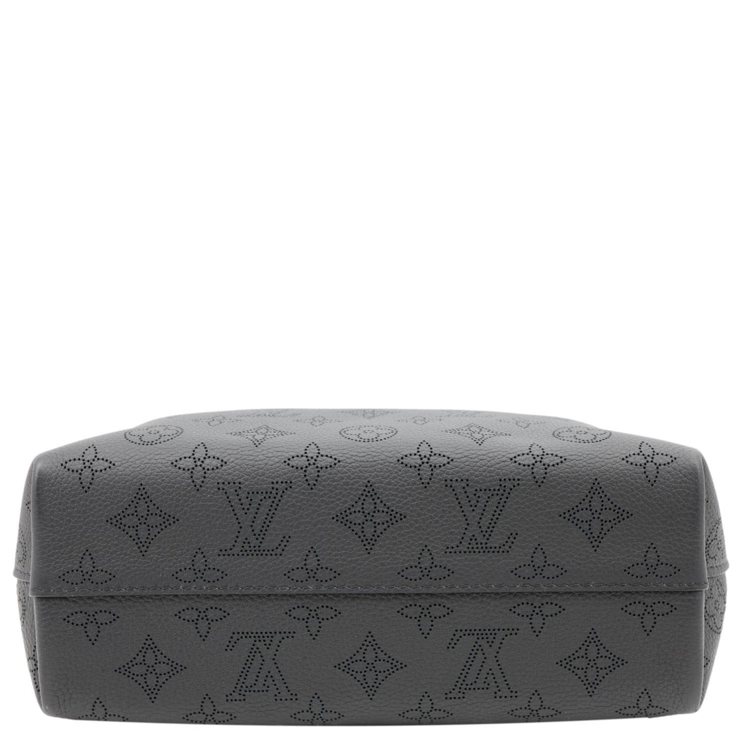 LOUIS VUITTON Why Knot MM Monogram Mahina Leather Shoulder Bag Black
