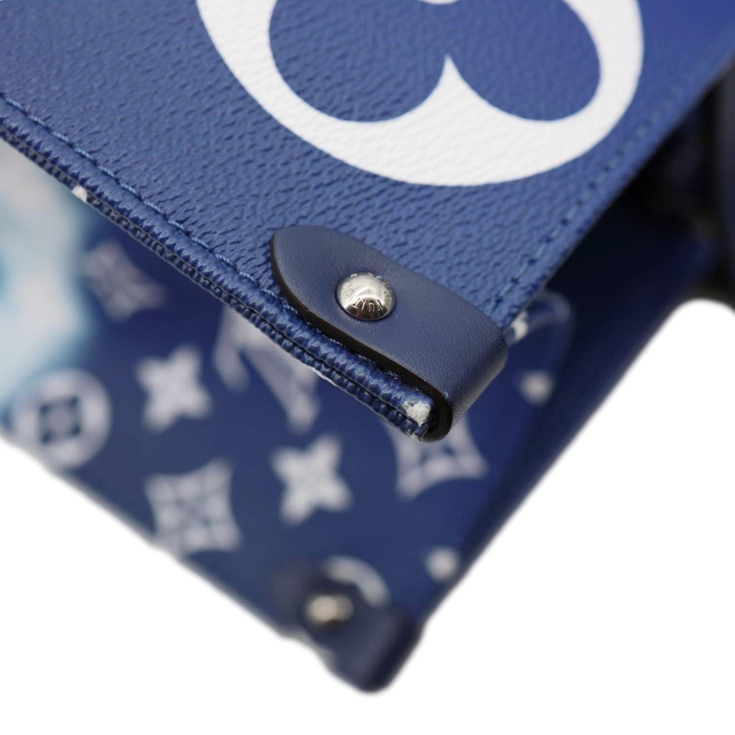 LOUIS VUITTON Onthego GM Monogram Escale Canvas Shoulder Bag Blue