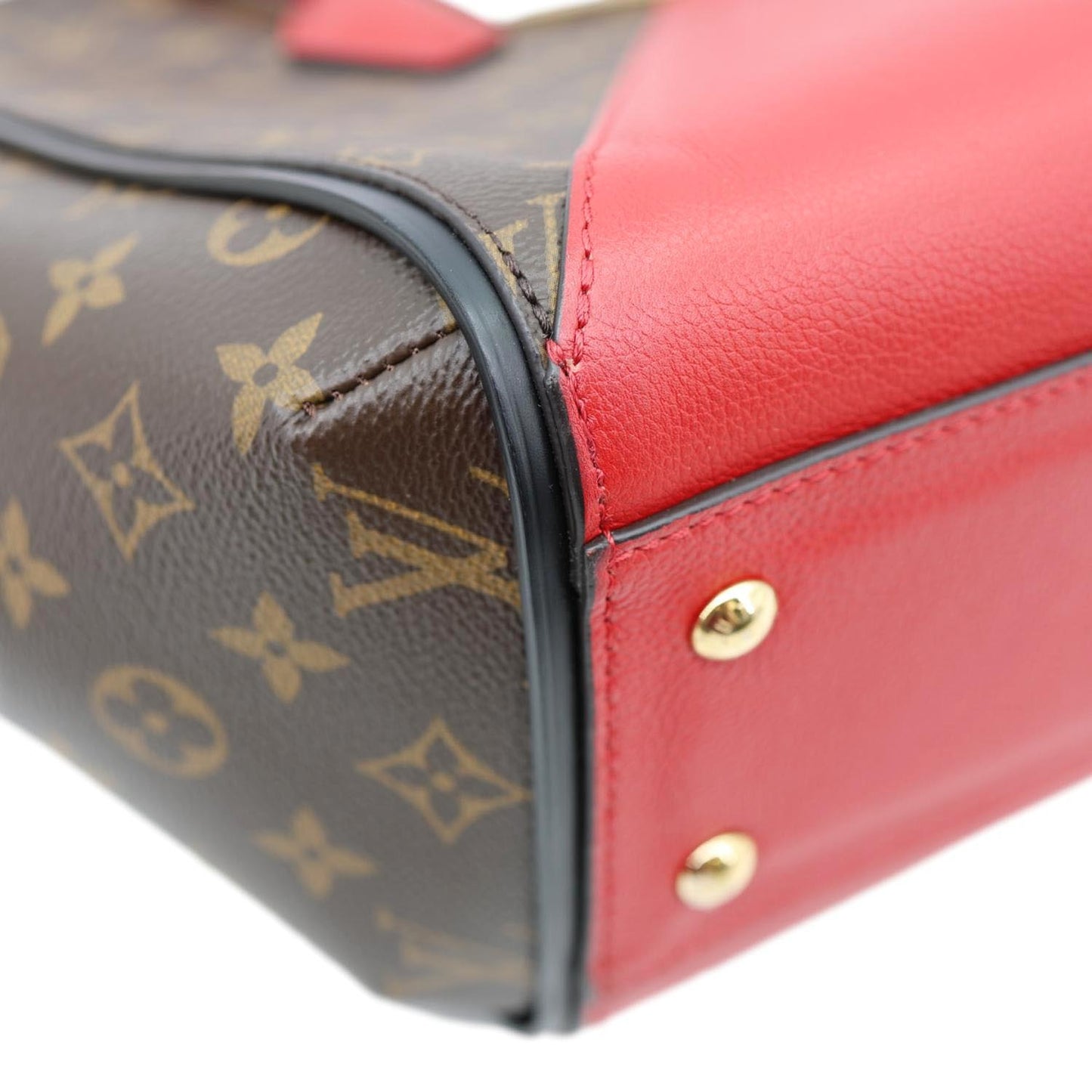 LOUIS VUITTON Kimono MM Monogram Canvas Tote Bag Red