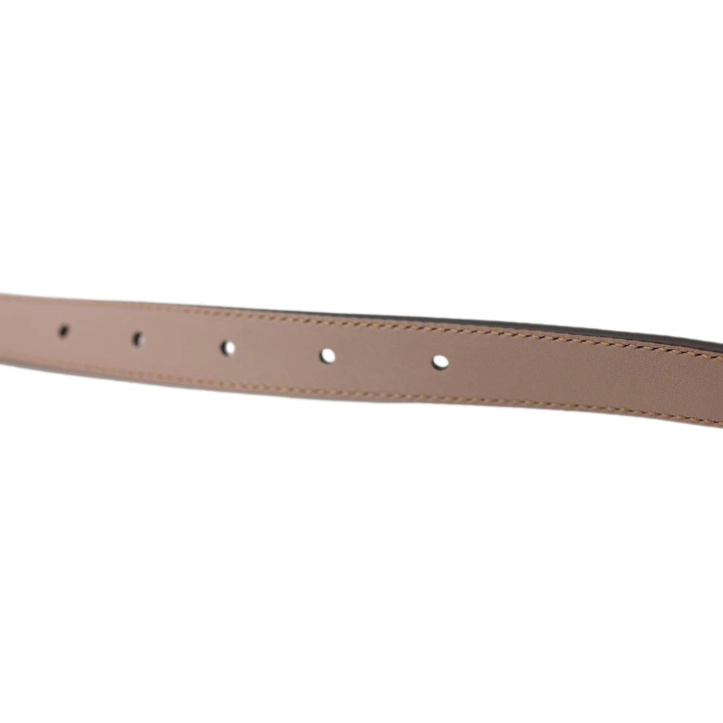 GUCCI GG Buckle Leather Belt  Beige 525040 Size  85/34