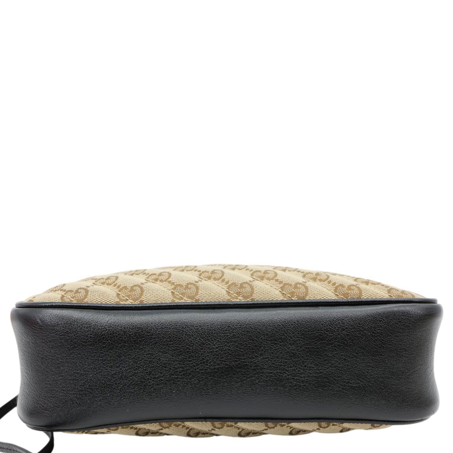 GUCCI Marmont Small Monogram Canvas Crossbody Camera Bag Beige 447632
