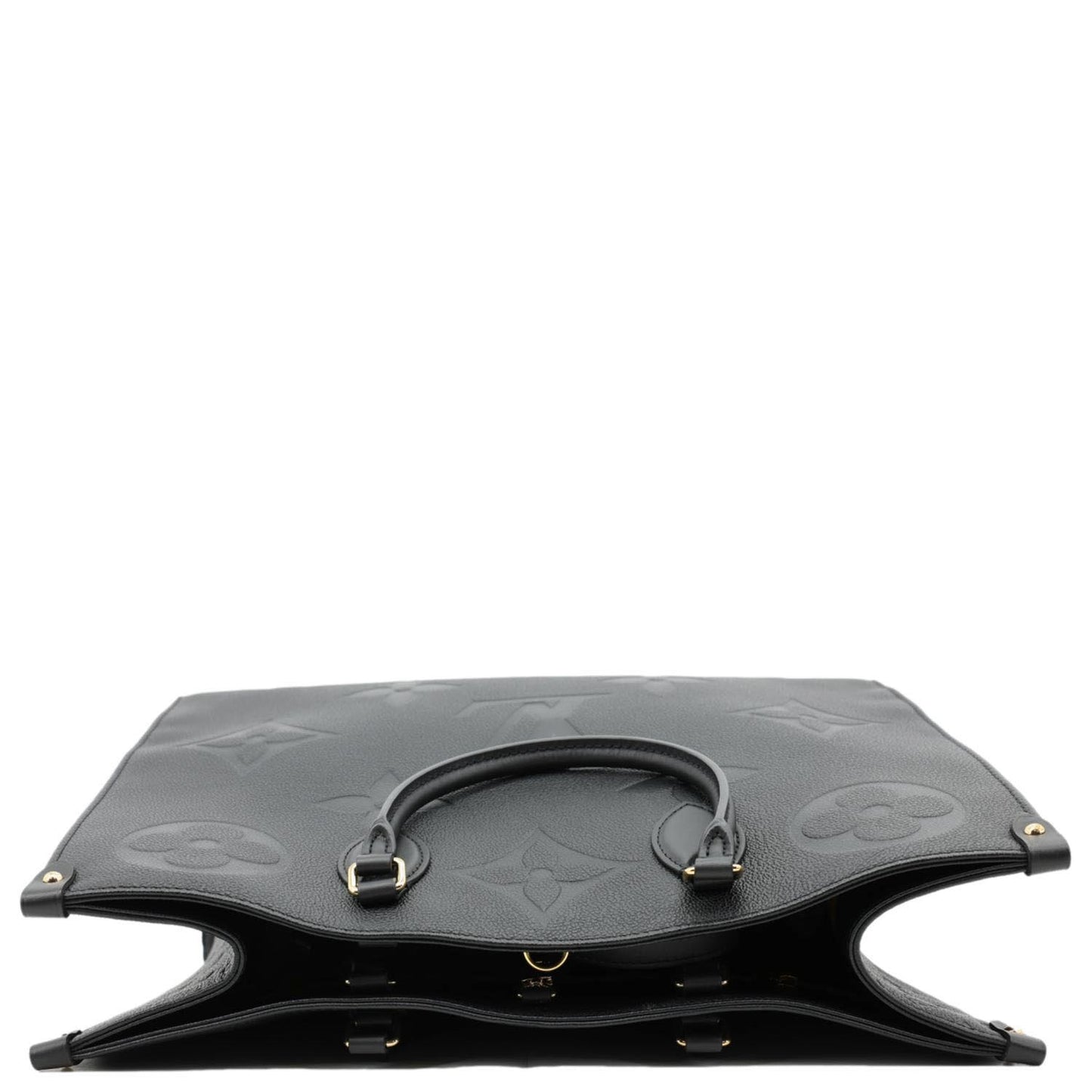 LOUIS VUITTON Onthego GM Giant Monogram Empreinte Shoulder Bag Black