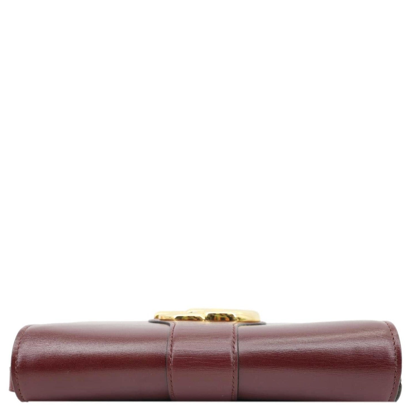 GUCCI Arli Flap Small Vitello Palmellato Lux Leather Crossbody Bag Burgundy 550129